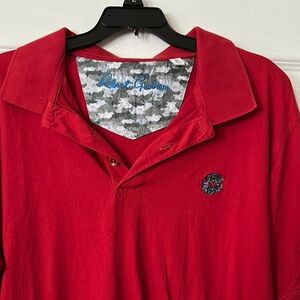 Robert Graham Red Polo Shirt Classic Style